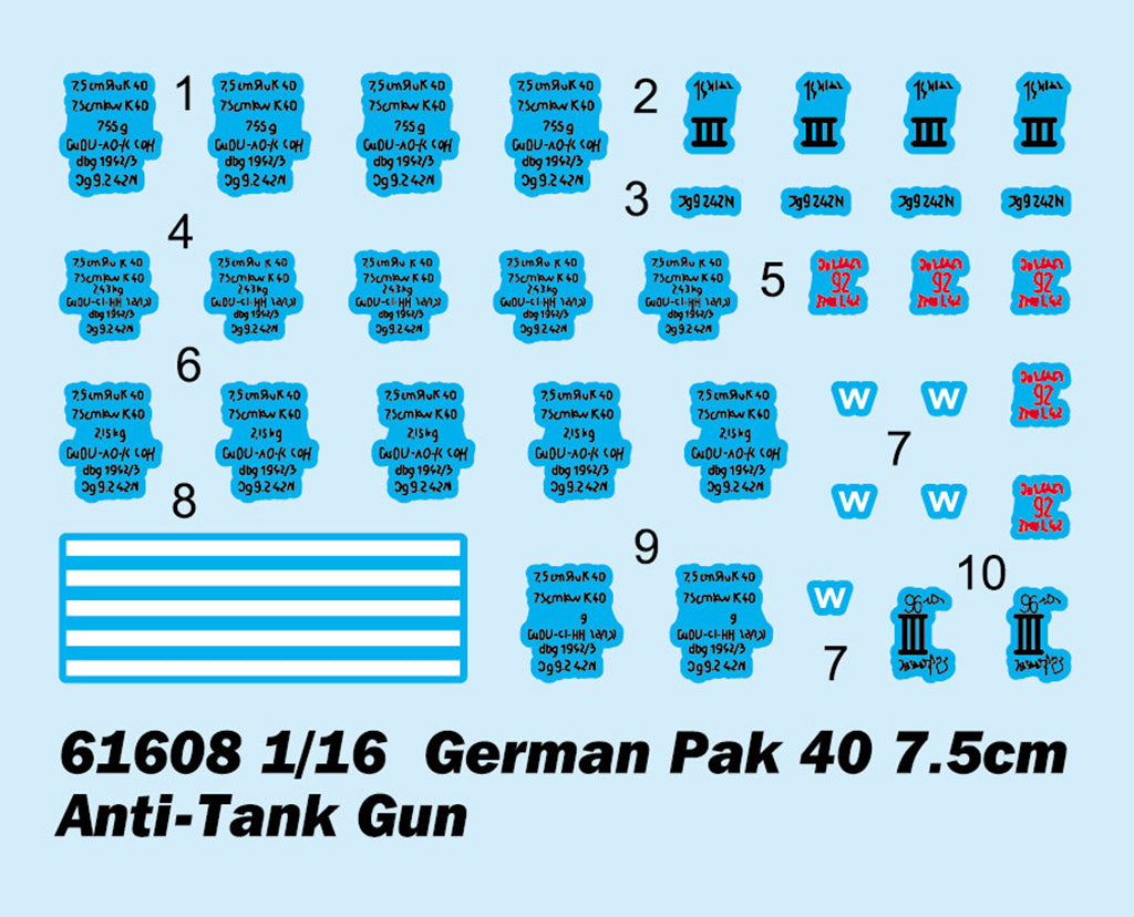 1:16 German Pak 40 7.5cm Anti-Tank Gun
