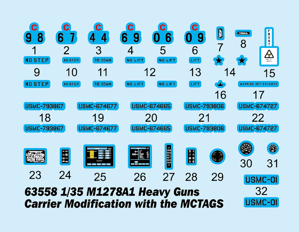 1:35 M1278A1 Heavy Guns Carrier Modification with the MCTAGS