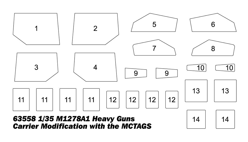 1:35 M1278A1 Heavy Guns Carrier Modification with the MCTAGS