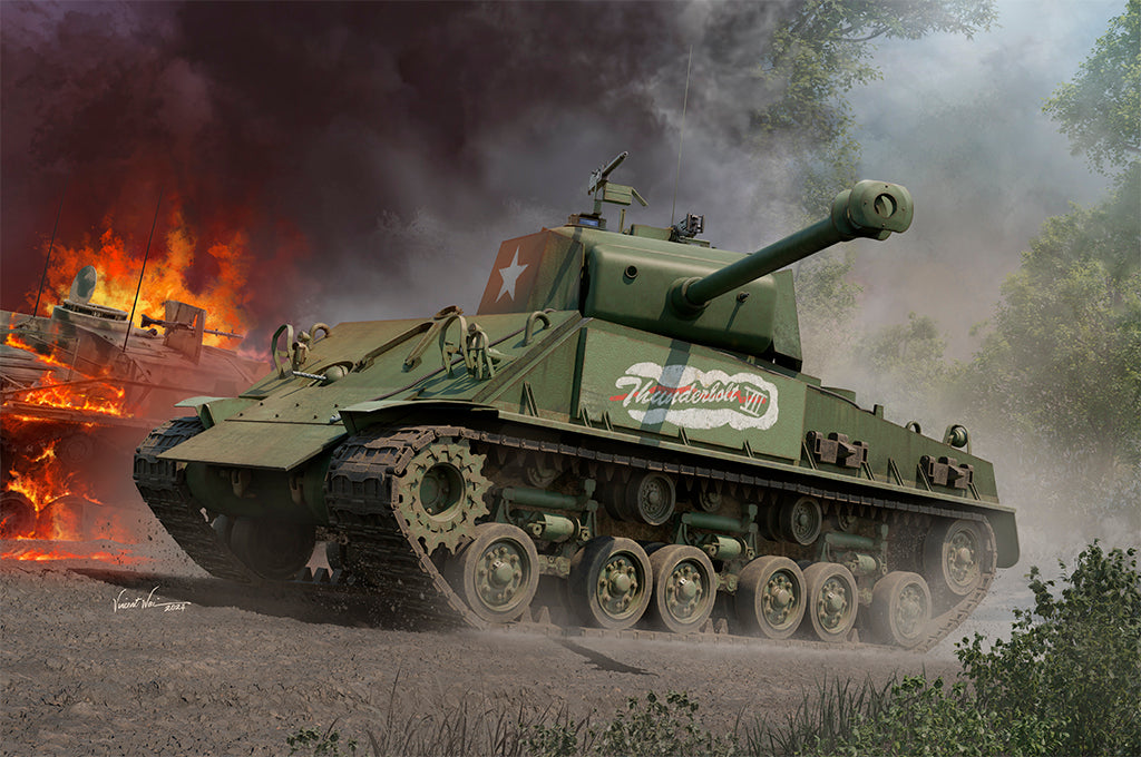 1:16 M4A3E8 Thunder VII Medium Tank