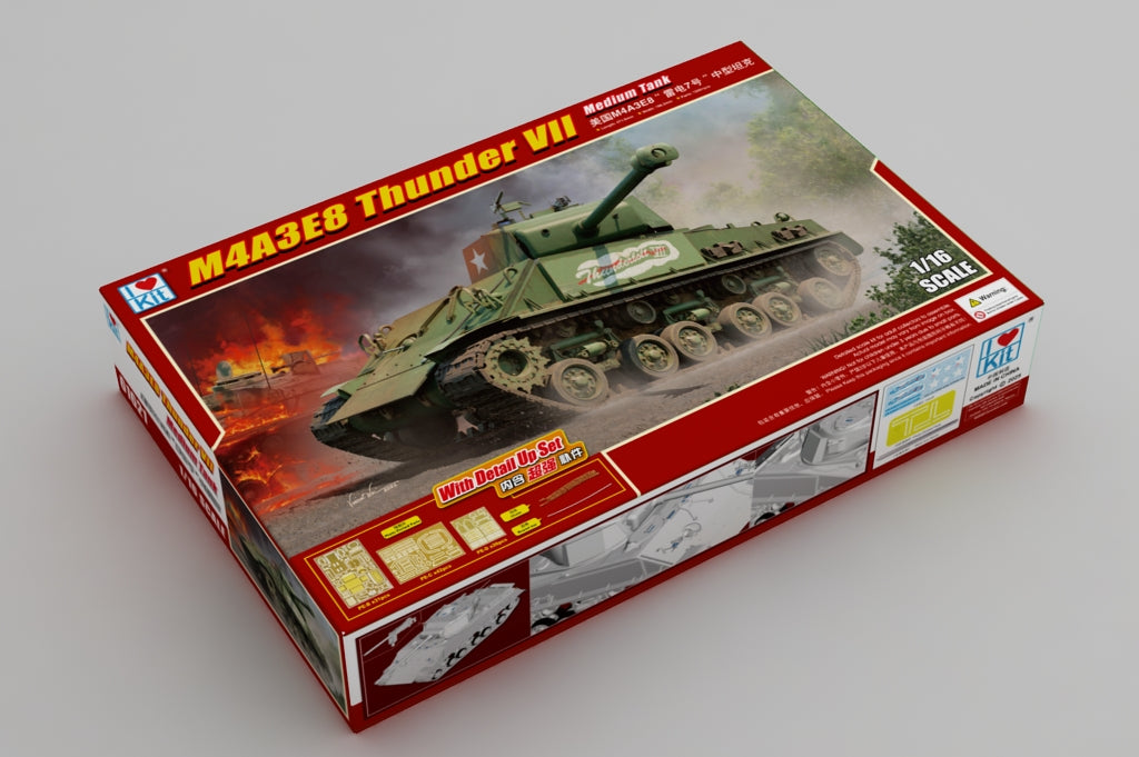 1:16 M4A3E8 Thunder VII Medium Tank
