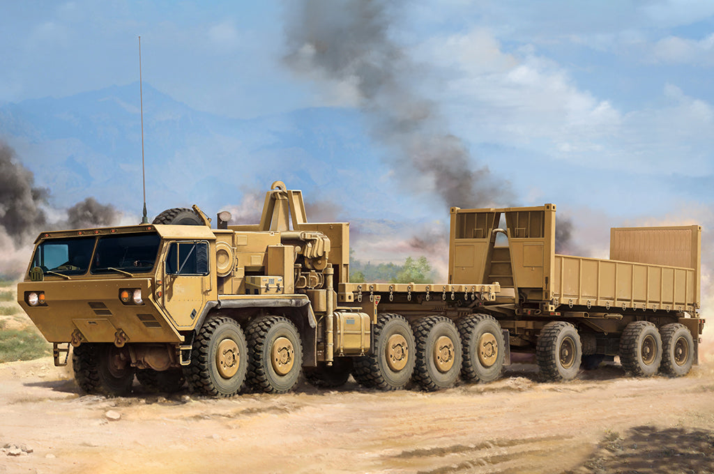 1:35 M1074 HEMTT PLS W/ M1076 Trailer