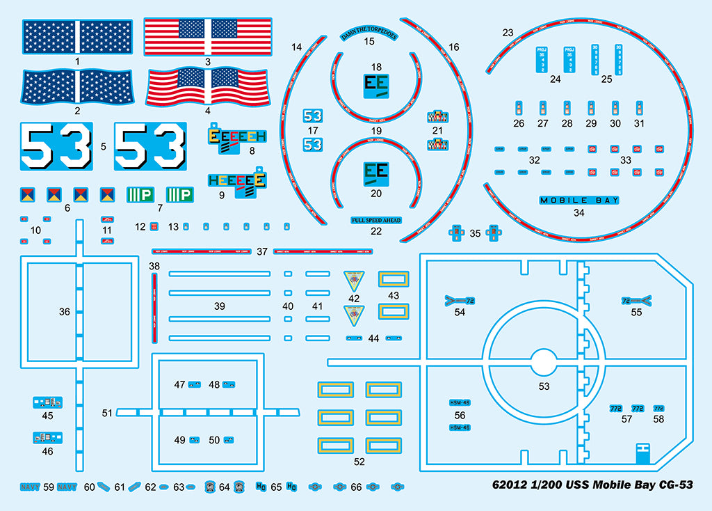 1:200 USS Mobile Bay CG-53