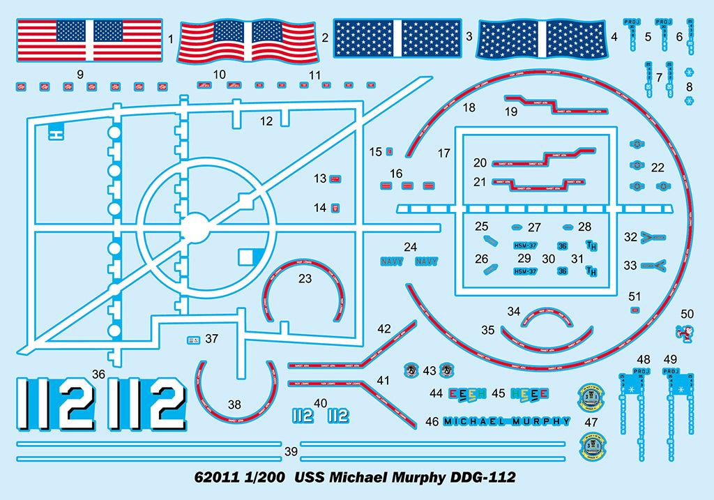 1:200 USS Michael Murphy DDG-112