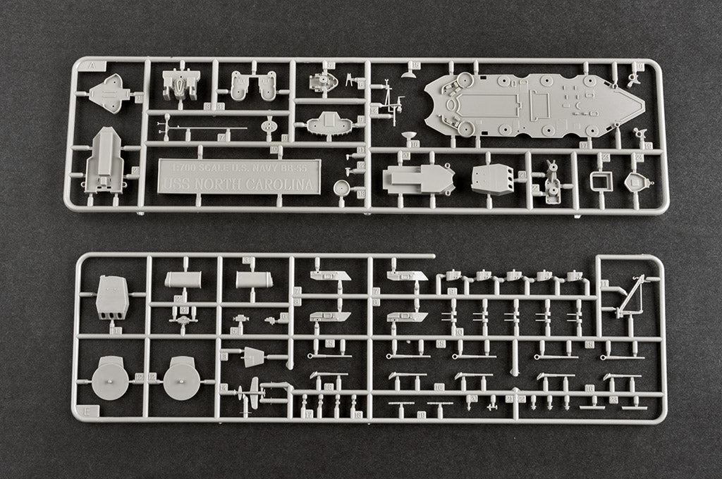 1:700 Top Grade North Carolina BB-55