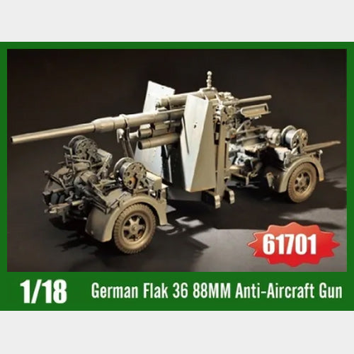 1:18 German Flak 36 88MM Anti-Aircraft Gun