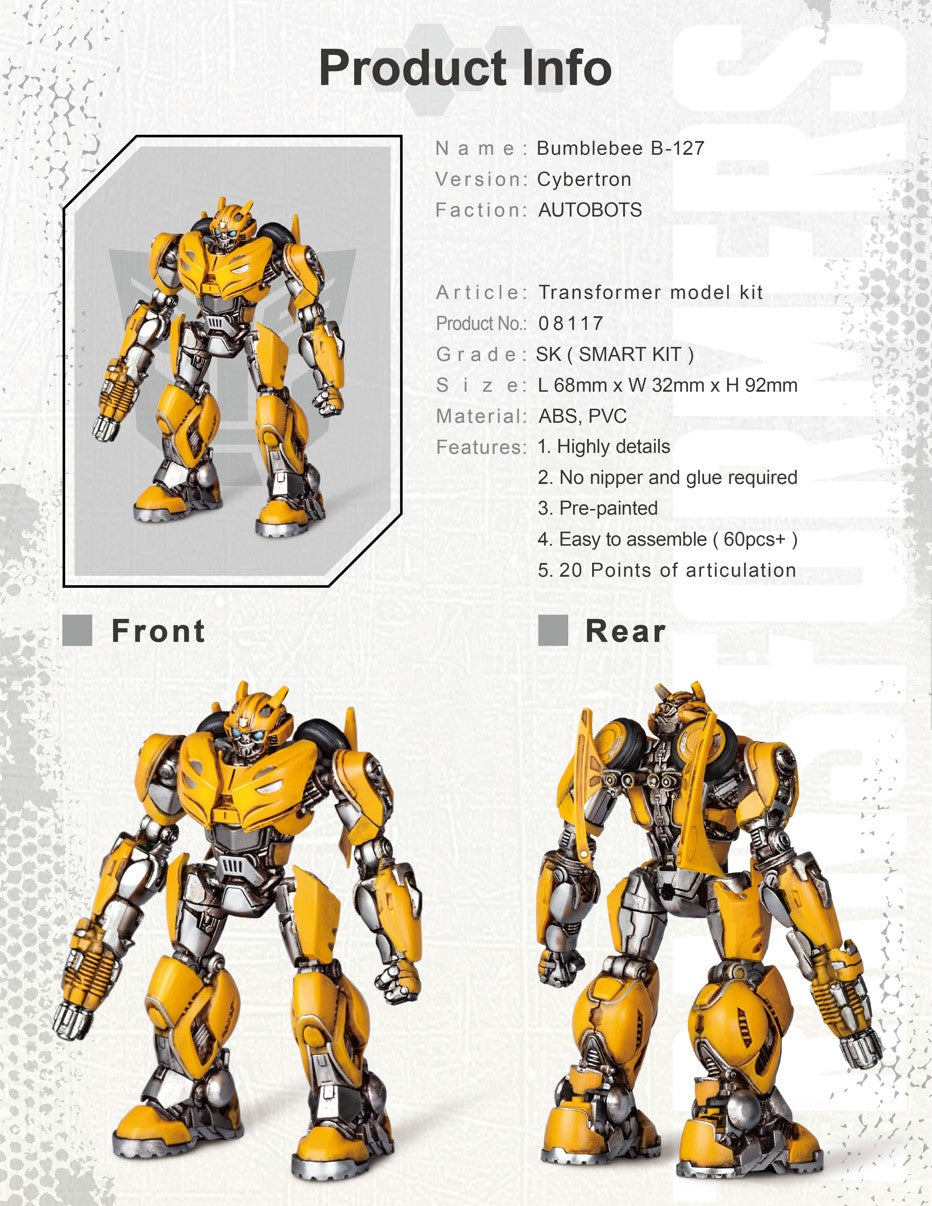 Transformers Bumblebee B-127 Cybertron Smart Kit